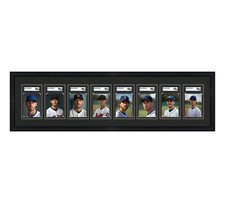 SGC Graded Card Frame Display Holds (8) Slabs Baseball, UV Protection (optional)