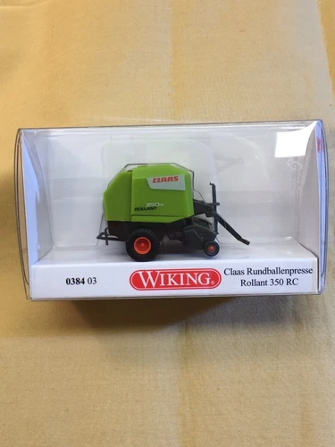 Wiking H0 - Landwirtschaft, 038403, Claas, Rollant 350 RC, Rundballenpresse, OVP