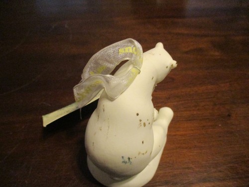 Snow babies Big Bear Hug Ornament Enesco Dept. 56 Porcelain Polar bear & baby - Picture 6 of 8