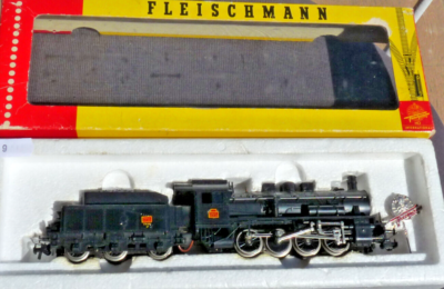 FLEISCHMANN 鉄道模型 4146 FLEISCHMANN . Locomotive Vapeur 040 D 260 . SNCF . ref 4146. HO