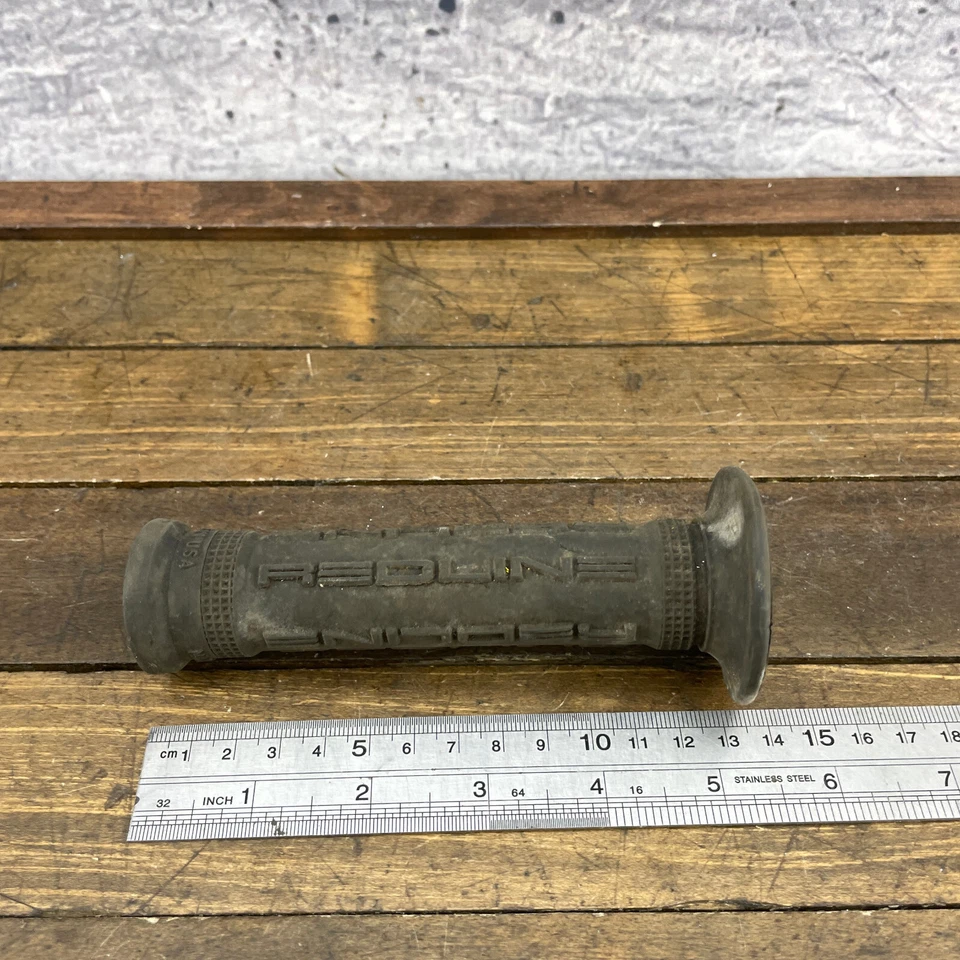 Redline Flight BMX Grip Old School BMX Black Orphan OG 80s 90s Pro Line Patina - Image 4 of 4