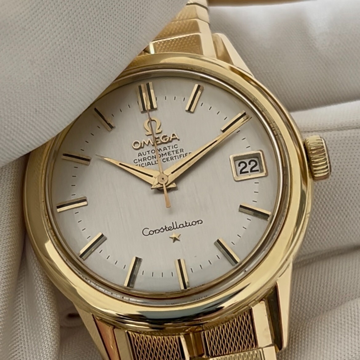 1959 Vintage 18ct Gold Omega Constellation | SERVICED + GUARANTEE image 5