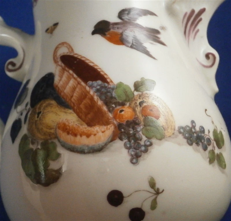 Antique 1746 18thC Vienna Porcelain Lidded Tea Pot Porzellan Kanne Wien Austrian - Image 3 of 4