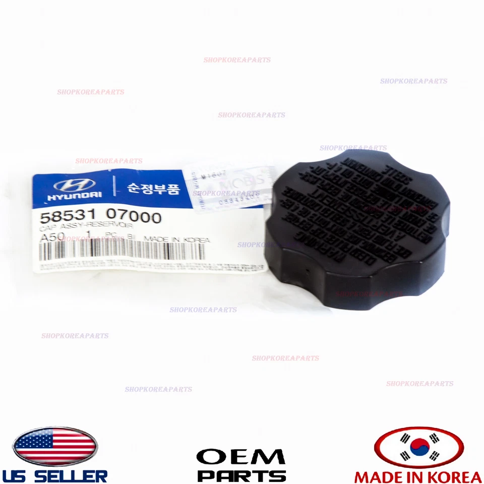 Tapa de depósito de cilindro maestro de freno original OEM HYUNDAI KIA 2007-2024 *VER LISTA Foto 2 de 2