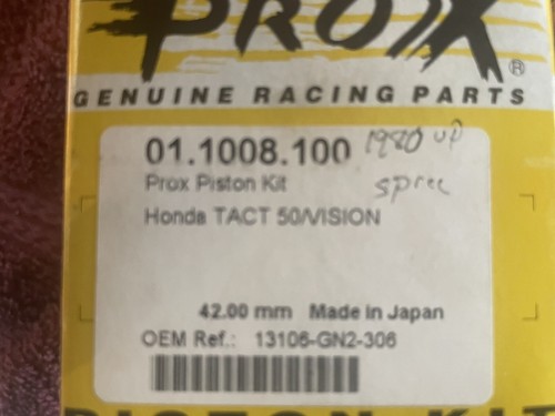 Pro X 01.1008.100 Honda Scooter Tact 50/Vision/GS7/GN2 1987 - Picture 2 of 2