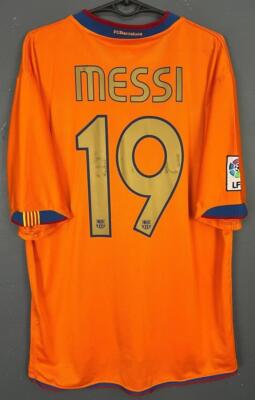 LIONEL MESSI #19 MEN FC BARCELONA 2006/2008 SOCCER FOOTBALL SHIRT
