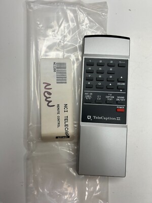TELECAPTION Remote Control, OEM NOS for Telecaption II 2 Close Caption Decoder