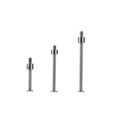 Flat Point Contact Point for Depth Gauge Dial Digital Indicator Dia 5mm M2.5 1Pc