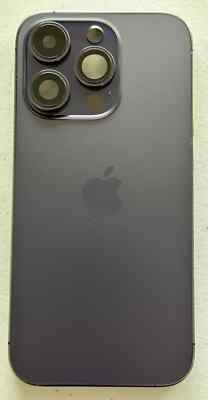 Apple iPhone 14 Pro Housing Chassis Back Cover Rear Glass OEM Genuine A2650