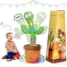 Dancing  Singing Cactus Toy - Interactive Kids Toy with 120 Songs