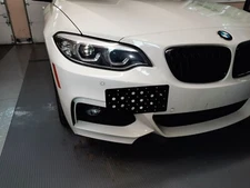 Front Bumper Tow Hook License Plate Mount Bracket For BMW 2-Series 2014-2019 New