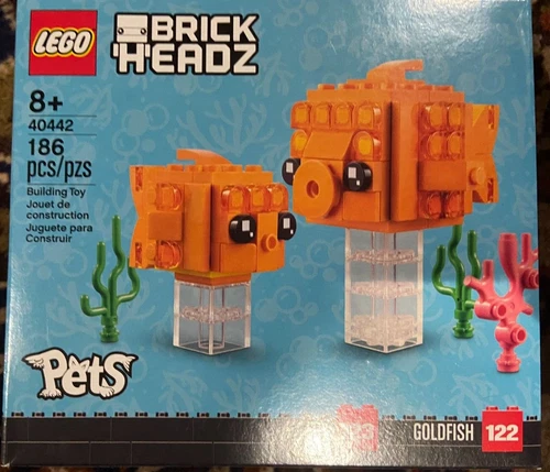 LEGO 40442 Brick Headz Goldfish New Sealed