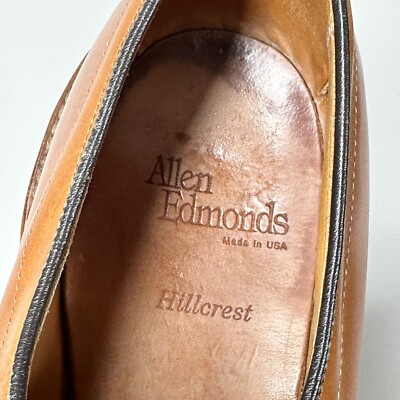 ALLEN EDMONDS Shoes Mens Size 11 D HILLCREST 5954 TAN Brown  display picture 2