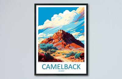 Camelback Mountain Reisedruck Wandbild Camelback Wandbehang Wohndeko Kamel
