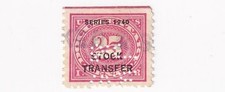 STAMP US SCOTT RD50  Documentary  25 CENT Stock Transfer 1940 USED