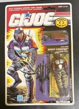 G.i. Joe 1990 Night Creeper MOC Vintage Hasbro ARAH With Star Case.