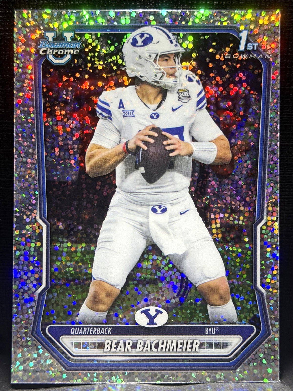 Bowman 2026 Chrome Bear Bachmeier 1st Bowman Speckle Refractor #BCP-26 BYU NCAA
