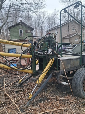 #ad #ad Sherman Power Digger Backhoe Attachment Homemade Truck Mount Parts Repair $500.00