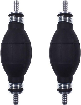 2Pcs Bulb Type Rubber Fuel Tranfer Vacuum Fuel Line One Way Fuel Valve Fuel Pum