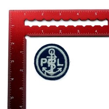 POLO RALPH LAUREN PATCHES -NEW PL ANCHOR NAUTICAL NAVAL YACHT CREST EMBLEM PATCH