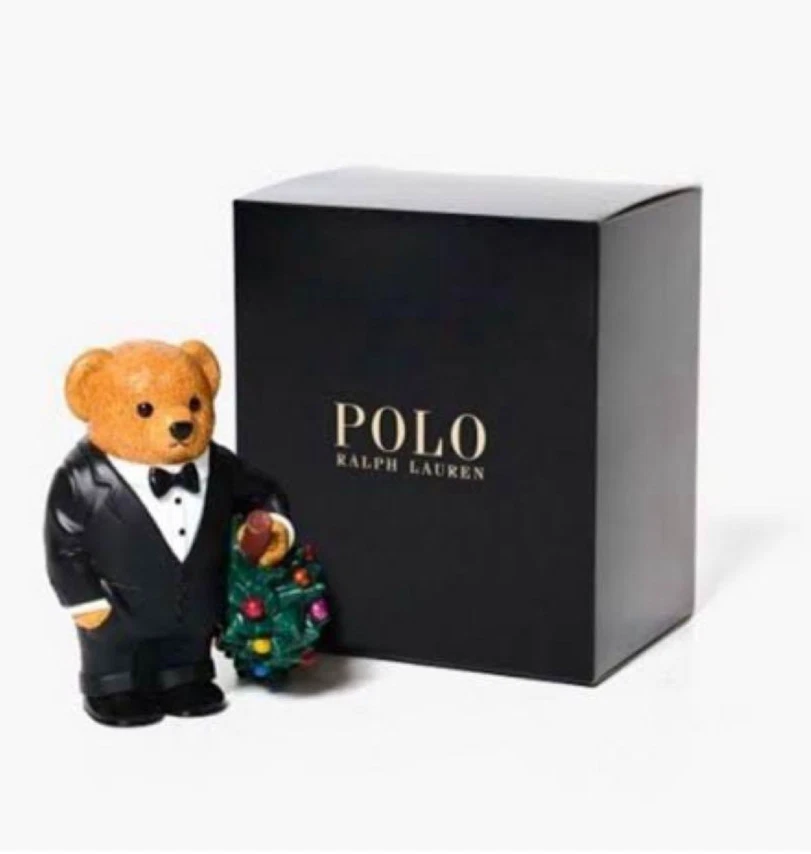 Figurine de Noël ours Polo Ralph Lauren nouveauté pas à vendre - Photo 1/1
