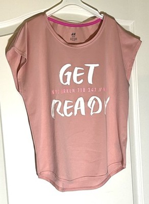 T-Shirt Mädchen Gr. 158/164   H&M   Kurzarm   Koral   TOP Zustand