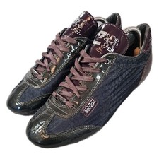 Cruyff Classics Recopa Trainers Size 42 | Burgundy Patent | Very Good Condition