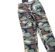 Vtg US Military Camo Combat Cargo Pants 7583/8999 Waist 27"-31" Inseam 29-32