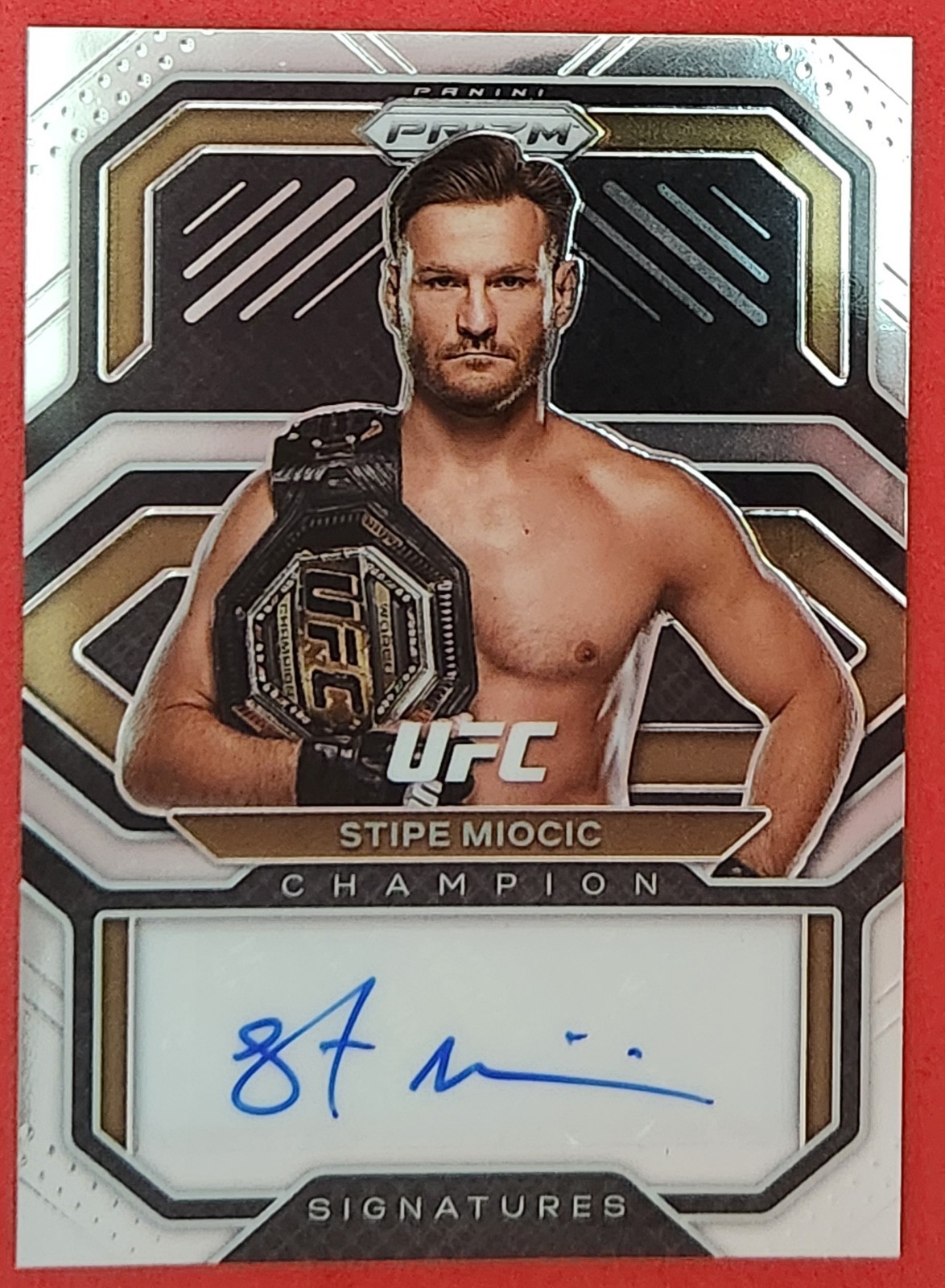 2021 Panini Prizm UFC Champion Signatures STIPE MIOCIC #CS-SMC 💥Autograph💥