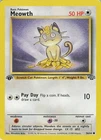 Meowth - Jungle (JU) 56/64 / Common 1st Edition MP