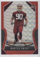 2019 Panini Prizm Rookies Red Wave Prizm 120/149 Montez Sweat #391 e0v