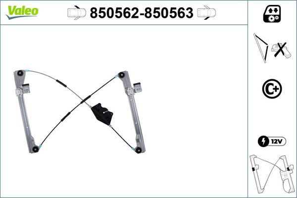 Valeo Fensterheber 850562 FüR NEW VW Beetle 1C1 9C1 TDI RSI 4Motion 1C9-image