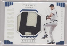 2019 Panini National Treasures Holo Silver 8/10 Kyle Wright #RCM-KW 8d4