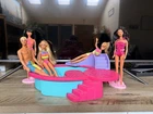 Barbie Ken Kira Skipper 90s Doll Lot and Pool Mattel 1990 Vintage