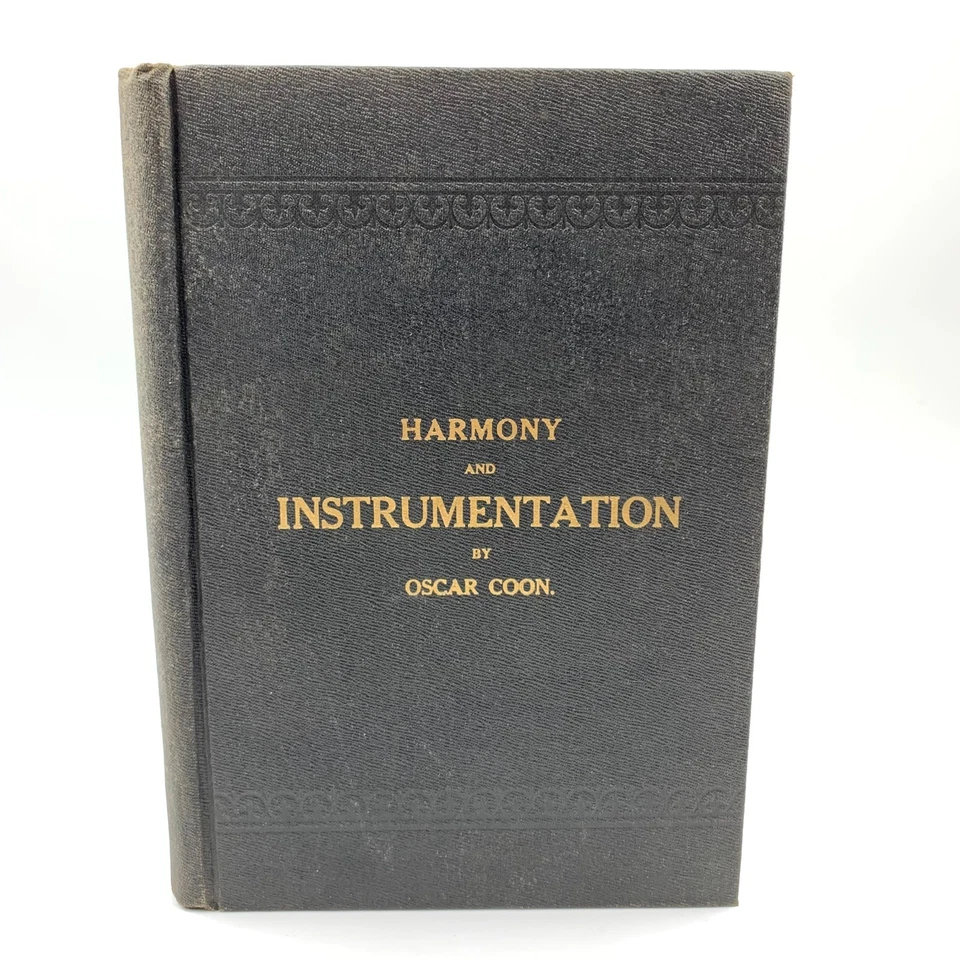 Harmony and Instrumentation - by Oscar Coon. - Antique Hardcover - 1883 Foto 2 de 4