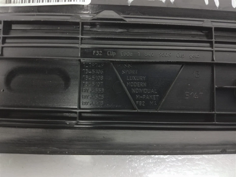 Bmw 428I 2014-2016 Front Left Driver Interior Door Panel Trim Oem Black - Image 4 of 4