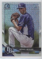 2018 Bowman Chrome Prospects Mega Box Mojo Refractor Michael Mercado #BCP16 fh9