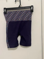 MAXXIM Women's Mutlicolor Athletic Shorts Workout Biker Tummy Control Small