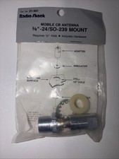 Vintage RadioShack 21-961 Mobile CB Antenna 3/8 -24 SO-239 Mount Kit NOS
