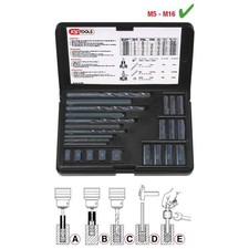 KS Tools Ausdrehwerkzeug Satz Stehbolzen für...