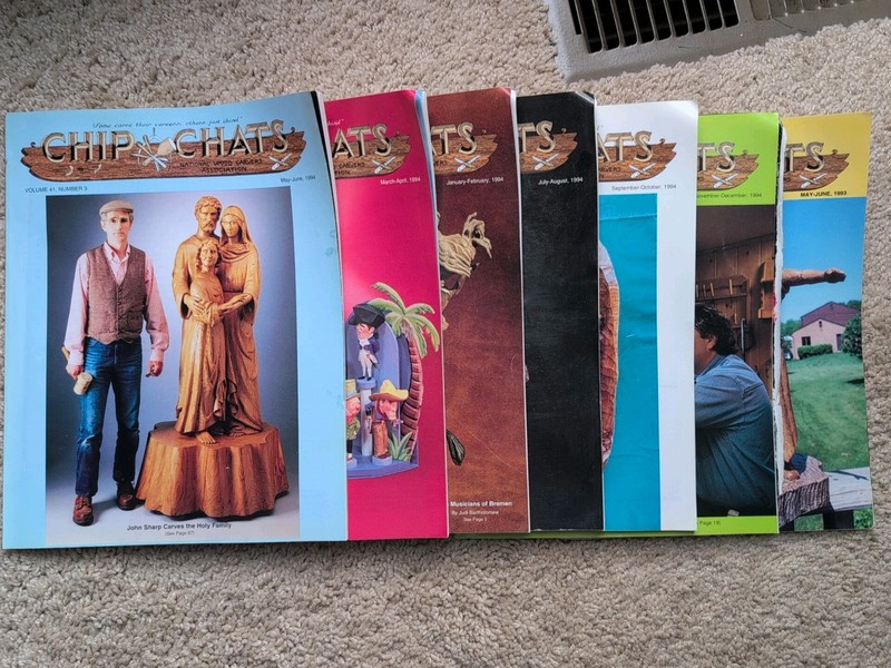 Chip Chats Magazine 1993-94. 7 Magazines Not A Complete Set