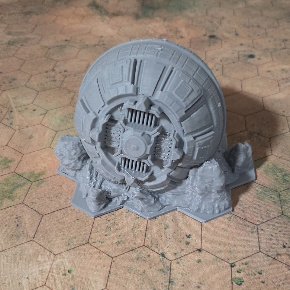 Battletech Terrain Crashed Overlord Dropship 地图比例 — 第 3/4 张图片