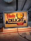 HUDEPOHL HUDY DELIGHT LIGHTED BEER SIGN VINTAGE BEER SIGN