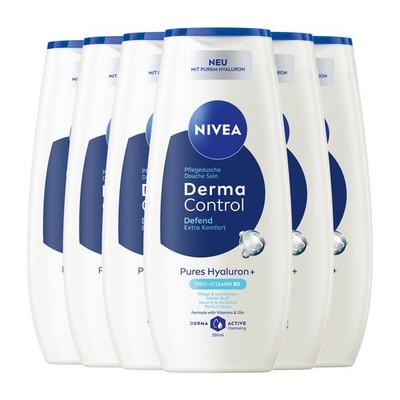 NIVEA Pflegedusche Derma Control Defend 6 x 250ml