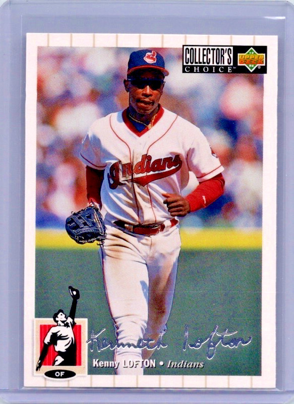 1994 Upper Deck Collector's Choice - Kenny Lofton #565 Silver Foil Signature