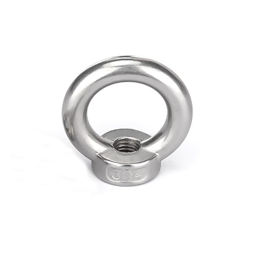 Lifting Eye Nuts A2 Stainless Steel (304) M3 M4 M5 M6 M8 M10 M12 M16 M20 Female - Picture 4 of 5