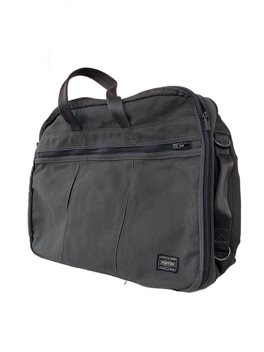 PORTER Briefcase Canvas GRY Solid from Japan - image 1