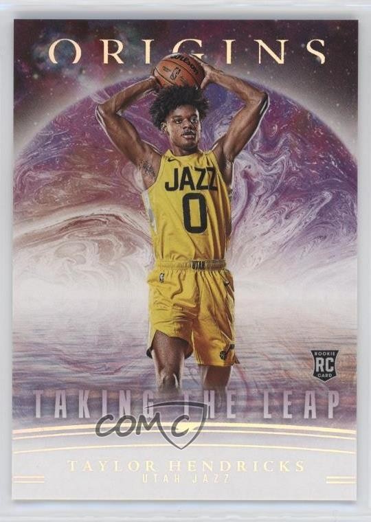 2023-24 Panini Origins Taking the Leap Taylor Hendricks #16 Rookie RC 1bu3
