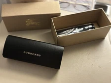 Burberry Eyewear Case with Original Box and Cloth – Classic & Authentic