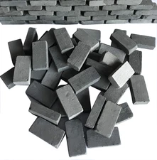 Miniature 1/16 Scale Wall Brick 200Pcs Mini Clay Bricks Diorama Landscaping Acce